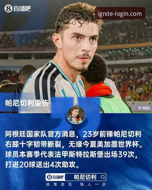 阿根廷锋线新星重伤无缘世界杯的战术影响与平台观赛体验深度解析